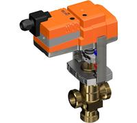 Belimo 3-Way Globe Valve 15mm G1-1/2 Kvs10 24VAC/DC 35s 2-10V 500N IP54 H525B/LVC24A-SR-TPC
