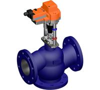 Belimo 3-Way Globe Valve DN125 Flange 40mm Stroke Kvs220 100-240VAC 150s 2/3-point 2500N IP54 H7125N/EV230A-TPC