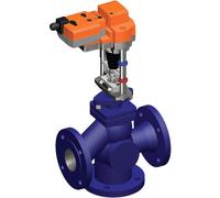 Belimo 3-Way Globe Valve DN65 Flange 30mm Stroke Kvs63 24VAC/DC Fail-Safe 150s 2-10V 2000N IP54 H765S/AVK24A-SR-TPC