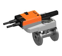 Belimo Ball Valve DN25 Flange Kvs26 24VAC/DC 90s BACnet/Modbus 10Nm IP40 R6025R-B2/VNR24A-LP1