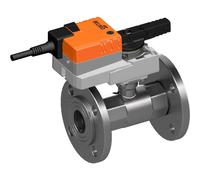 Belimo Ball Valve DN40 Flange Kvs31 24VAC/DC 90s BACnet/Modbus 10Nm IP40 RJ12 R6040R-B3/NR24A-MOD-J6