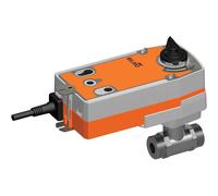 Belimo Ball Valve G1 Kvs8.6 24VAC/DC Fail-Safe NO 75s 2-point 10Nm IP54 SPDT R415/NRF24A-S2-O