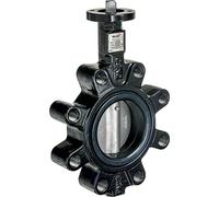 Belimo Butterfly Valve DN65/PN16 Lug 24VAC/DC Modulating 2-10V GGG40 EPDM IP54 ISO 5211 90s 20Nm D665NL/SR24A-SR-5