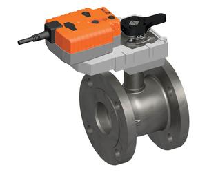 Belimo Characterized Valve DN65 Flange Kvs63 24VAC/DC Fail-Safe NC/NO 150s 2-point 40Nm IP54 R6065W63-S8/GRK24A-5