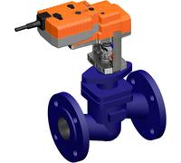 Belimo Globe Valve DN80 Flange 18mm Stroke Kvs90 24VAC/DC Fail-Safe 35s MP-Bus 0-10/2-10V 1000N IP54 H679SP/NVKC24A-MP-TPC