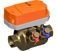 Belimo PI Zone Valve Rp1/2 Kvs0.21 24VAC/DC 75s 2-10V 1Nm IP40 Terminal Measuring Ports C215QPT-B/CQ24A-SR-T