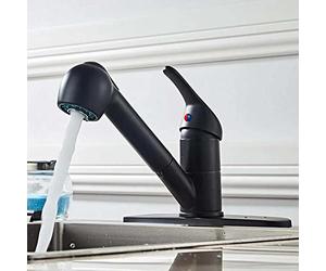 Belingdon Single Lever Kitchen Pull-Out Mixer Tap Matte Black