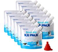 Belinlen 12pack 7"x7" Reusable Ice Packs for Coolers,Long Lasting Cold Freezer Packs Cooler Shock Reusable ice pack for Lunch Bags,School, Beach, Fishing, Camping