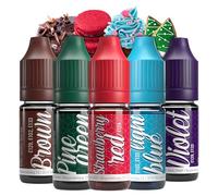 Belissia Christmas food colouring set - 5x10ml liquid & highly concentrated - food-safe food colouring for baking, cooking, fondant & DIY - vegan, strong colouring, neutral taste