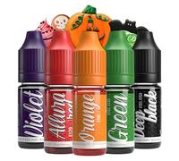 Belissia food colouring set Halloween - 5x10ml liquid & highly concentrated - food-safe food colouring for baking, cooking, fondant & DIY - vegan, strong colouring, neutral taste