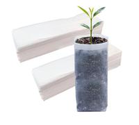 Belit 100 Pcs Nursery Grow Bags, Non-Woven Plants Pots Container for Starting Deep Rooted Plants Vegetable, Flower, Seedling Tree (7.5"x13.5")