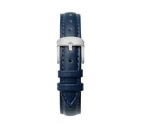 Belivceng Genuine Leather Watch Band, Quick Release Strap for Men and Women, 12mm to 20mm Sizes,Dark Blue S,15mm