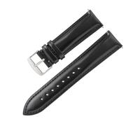Belivceng Leather Watch Strap, Quick Release Design, 18mm to 22mm Sizes Replacement Band Accessories,Black,21mm