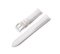 Belivceng Sailcloth Fabric Watch Strap - Waterproof Sport Wristband 18mm 19mm 20mm 22mm Universal Accessory,White-Silver,19mm