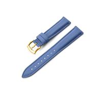 Belivceng Sailcloth Fabric Watch Strap - Waterproof Sport Wristband 18mm 19mm 20mm 22mm Universal Accessory,Light Blue-Gold,22mm