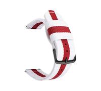 Belivceng Striped Canvas Nylon Watch Strap with Quick Release Pin Buckle - Replacement Bracelet for Men and Women 20mm 22mm,Style 114 - Black,22mm