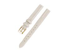 Belivceng Thin Genuine Leather Watch Strap, Lizard Grain Pattern, for Women, 8mm to 16mm Replacement Band,Apricot - Rose,14mm