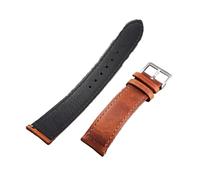Belivceng Vintage Oil Wax Genuine Leather Watch Strap, Quick Release Design, 18mm to 22mm Sizes, Replacement Band Accessories,Light Brown,20mm