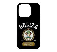 Belize Belmopan Est 1981 Vintage Crest Central America Case for iPhone 14 Pro