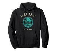 Belize Belmopan Teal Pullover Hoodie