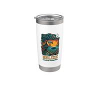 Belize Central America Toucan Sunset Blue Hole Stainless Steel Insulated Tumbler