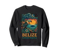 Belize Central America Toucan Sunset Blue Hole Sweatshirt