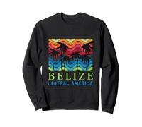 Belize Central America Vintage Surf Retro Beach Vacation Sweatshirt