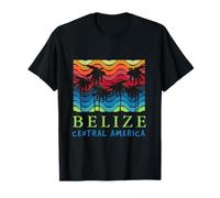 Belize Central America Vintage Surf Retro Beach Vacation T-Shirt