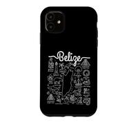 Belize Cultural Landmarks and Wildlife Case for iPhone 11