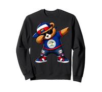 Belize Flag Bear Belizian Hispanic Heritage Boys Kids 2026 Sweatshirt