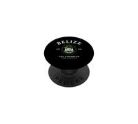Belize Flag Est 1981 The Caribbean Vintage Style Art PopSockets Adhesive PopGrip