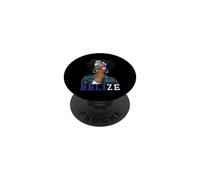 Belize Heritage Afro Woman Flag PopSockets Adhesive PopGrip