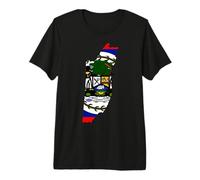 Belize Map Belize Proud Premium T-Shirt