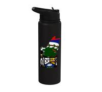 Belize Map Belize Proud Stainless Steel Insulated Water Bottle