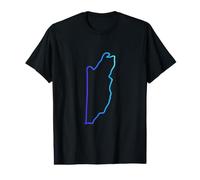 Belize Map Belize Proud Value Graphic T-Shirt