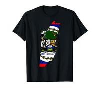 Belize Map Belize Proud Value Graphic T-Shirt