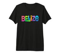 Belize Retro Tropical Type Design Premium T-Shirt