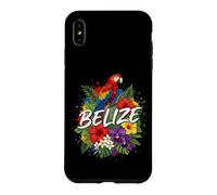 Belize Scarlet Macaw with Tropical Hibiscus and Orchids Art Case for iPhone XS Max