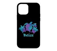 Belize Souvenir Mandala Sea Turtles Blue Purple Case for iPhone 12 mini