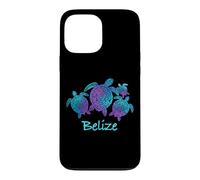 Belize Souvenir Mandala Sea Turtles Blue Purple Case for iPhone 13 Pro Max