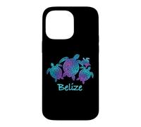 Belize Souvenir Mandala Sea Turtles Blue Purple Case for iPhone 14 Pro Max