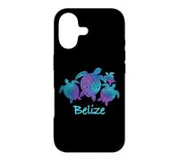 Belize Souvenir Mandala Sea Turtles Blue Purple Case for iPhone 17