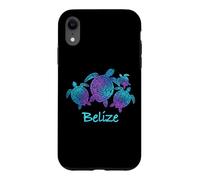 Belize Souvenir Mandala Sea Turtles Blue Purple Case for iPhone XR