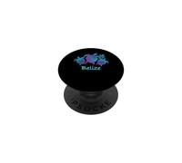 Belize Souvenir Mandala Sea Turtles Blue Purple PopSockets Adhesive PopGrip
