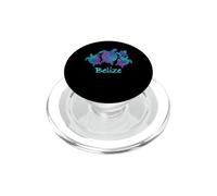 Belize Souvenir Mandala Sea Turtles Blue Purple PopSockets PopGrip for MagSafe
