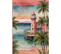 Belize Travel Journal - Cute Pink Notebook to Record Your Central America Coastal Adventures & Memories | Souvenir Gift for Girls, Teens & Women | 120 Wide-Ruled Pages, Paperback