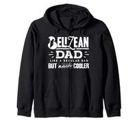 Belizean Dad Like A Regular Dad But Much Cooler Belize Zip Hoodie