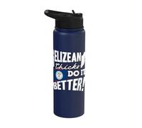 Belizean Flag Belize Belizean Chicks Do It Better Stainless Steel Insulated Water Bottle