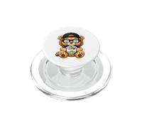 Belizean Flag Lion Heart Heritage Outfit for Belize PopSockets PopGrip for MagSafe