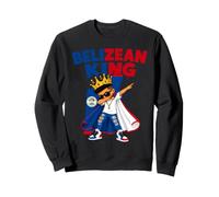 Belizean King Belize Pride Heritage Boys Kids Crown Flag Sweatshirt